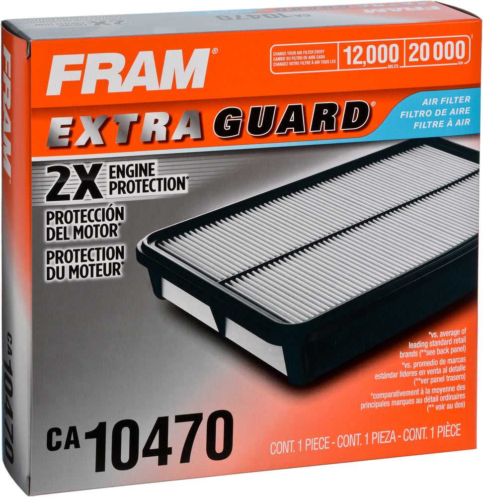 RAHMEN, CA10470 FRAM Extra Guard Luftfilter