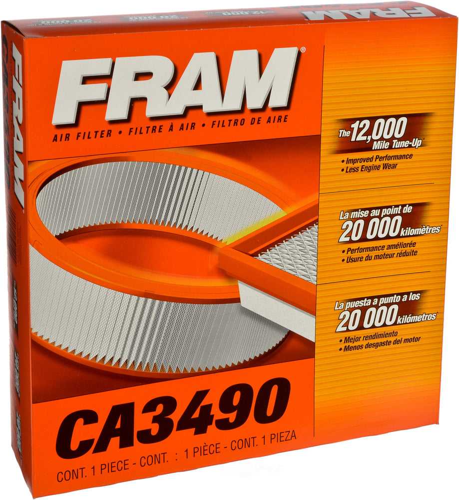 RAHMEN, CA3490 FRAM Extra Guard Luftfilter