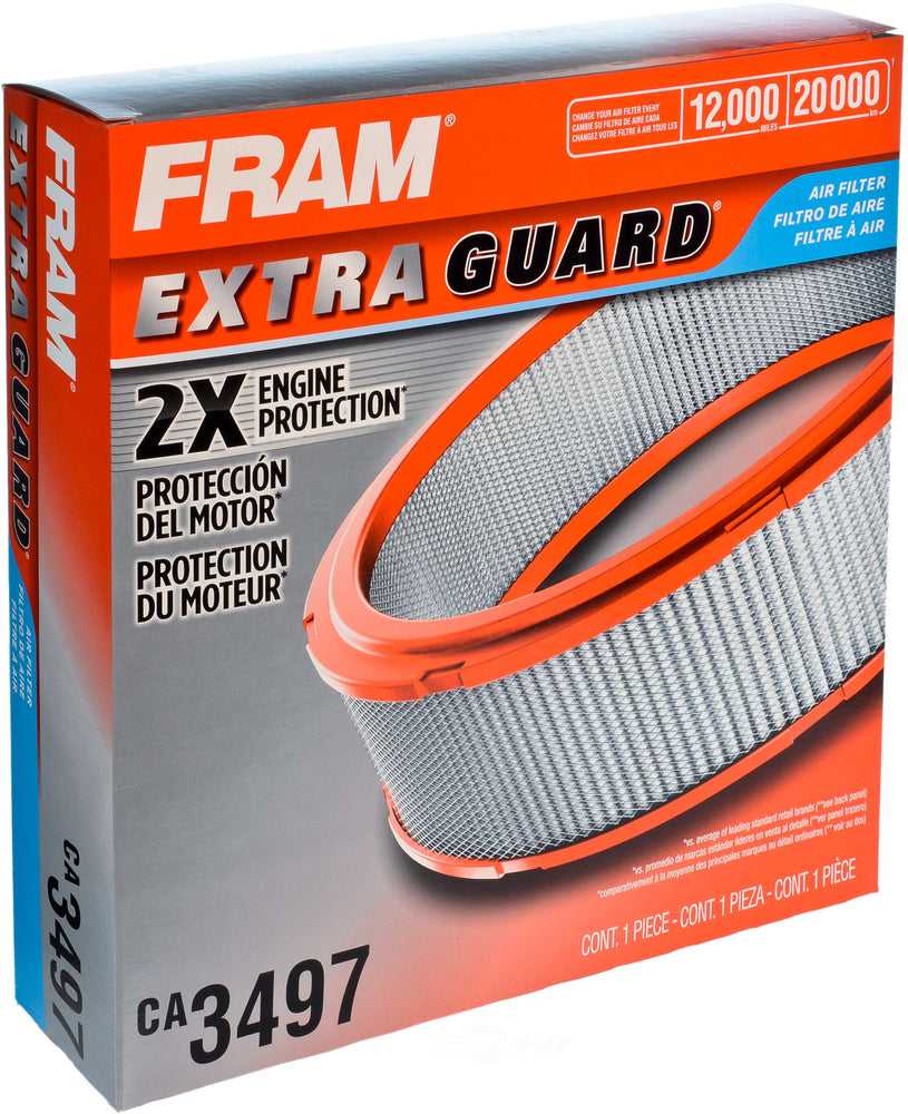 RAHMEN, CA3497 FRAM Extra Guard Luftfilter